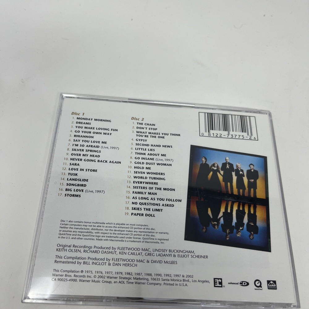 The Very Best of Fleetwood Mac by Fleetwood Mac (CD, 2002) - Picture 4 of 4
